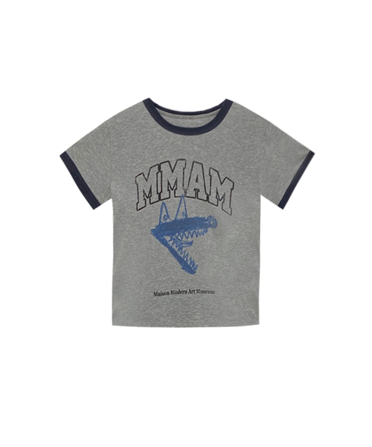 므아므(MMAM) Pink logo printing t-shirt