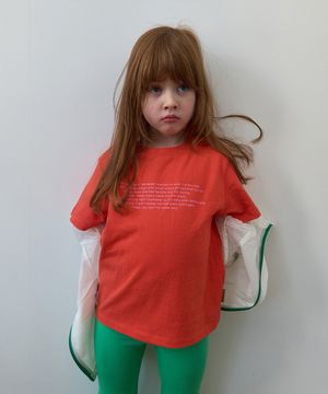 5096. 에브리데이 티셔츠 _ 레드오렌지