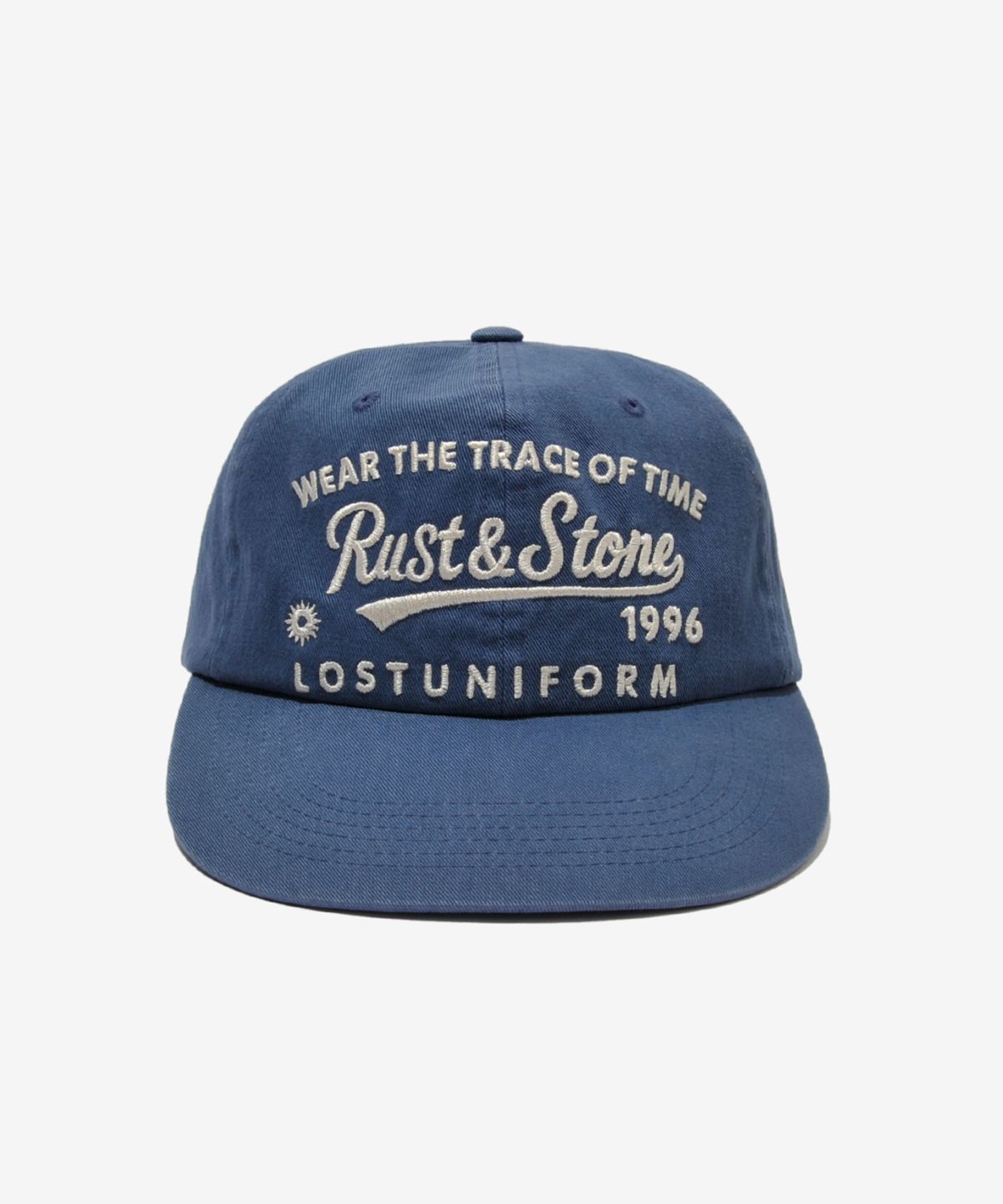 러스트앤스톤(RUSTANDSTONE) 타임 트레이스 볼캡 블루_Time Trace Ball Cap Blue