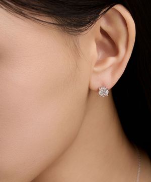 실버 925 인비저블 세팅 귀걸이 LLES26113S