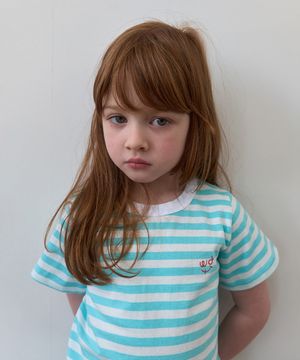 5098. 프레시 스트라이프 티셔츠 _ 프레시 블루