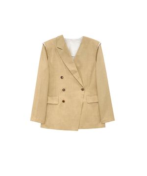 New beige origami jacket