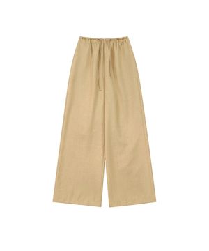 Butter yellow banding pants