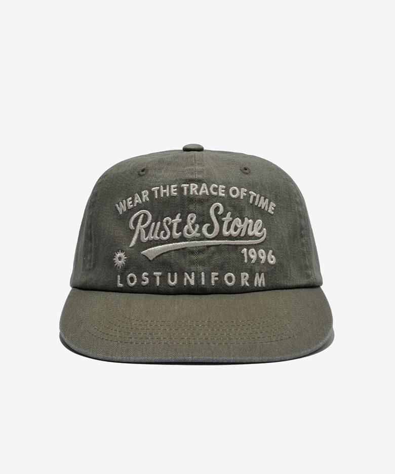 타임 트레이스 볼캡 카키_Time Trace Ball Cap Khaki