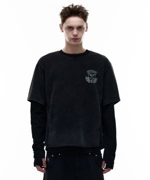Op. 07 TRIUMPH LAYERED LONG SLEEVE BLACK