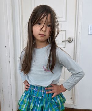 5099. 빅 로고 티셔츠 _ 라이트그레이