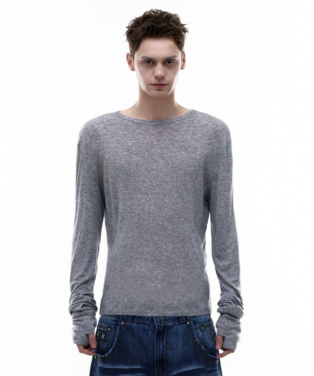 오퍼스 0012(OPUS 0012) Op. 07 VEIL LONG SLEEVE GREY
