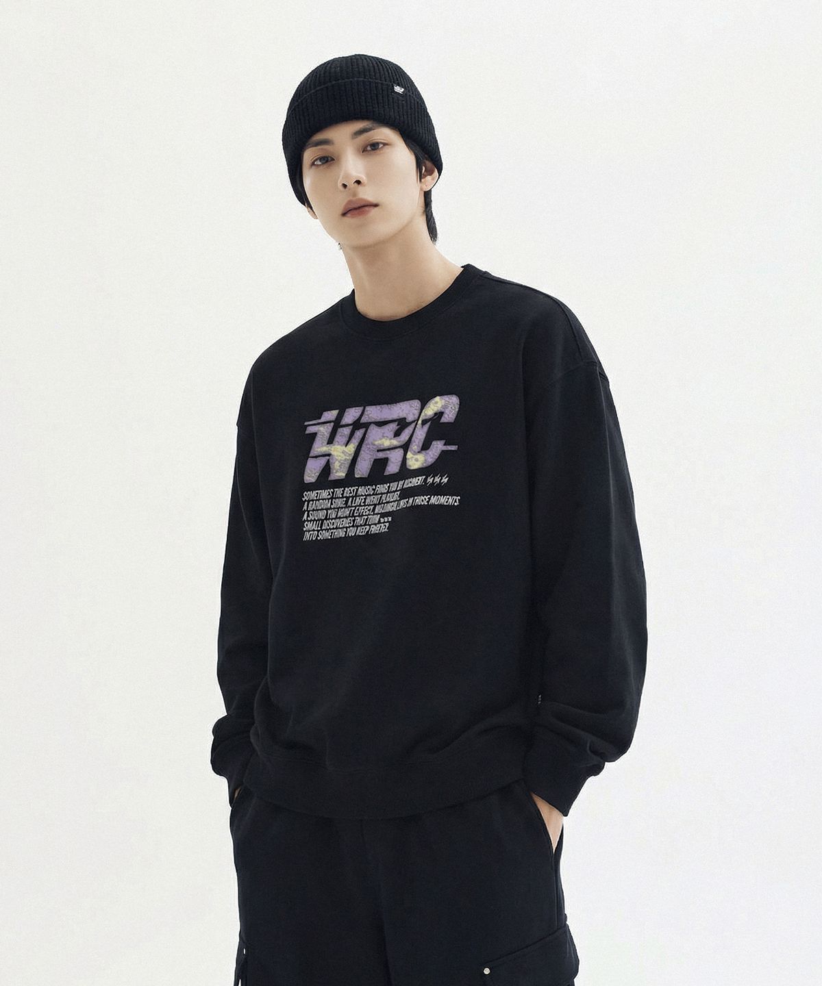 와일드락(WILDROCK) WRC SOUND DISCOVERY 오버핏 맨투맨_7 COL