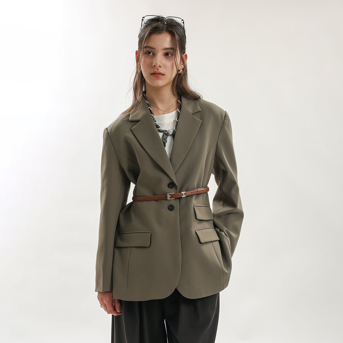 웬스데이딜라잇(WEDNESDAY DELIGHT) WD_Classic tailored blazer jacket_2color