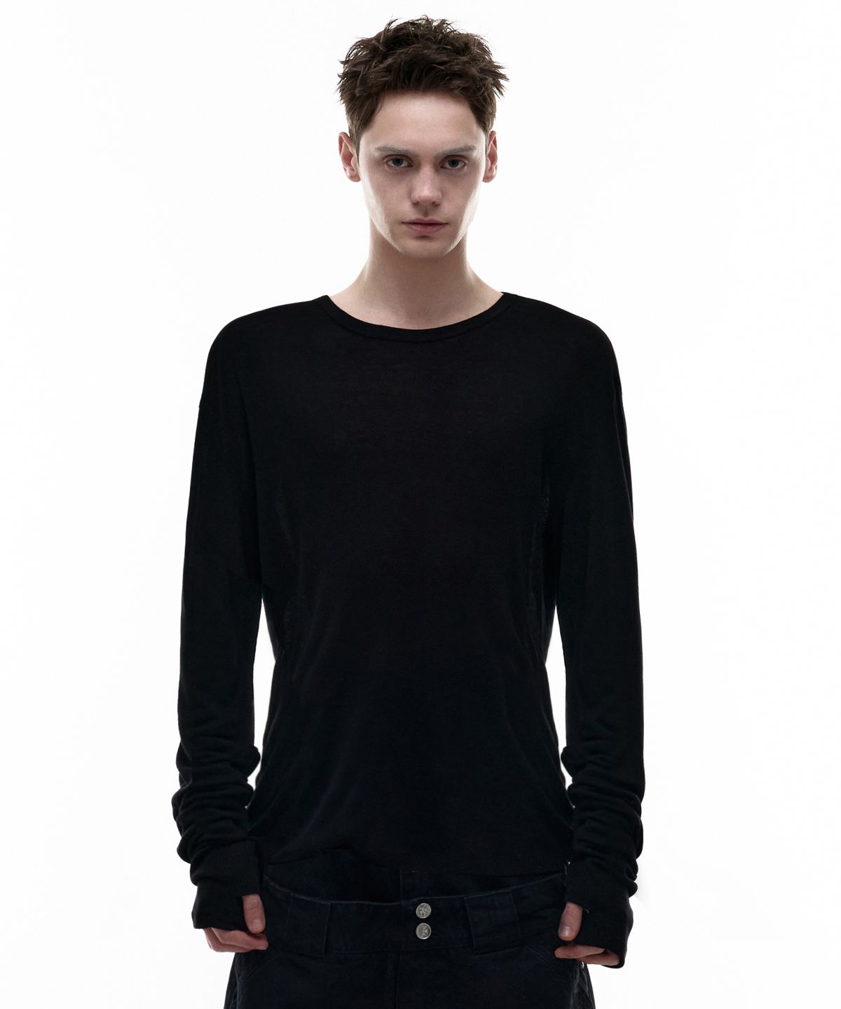오퍼스 0012(OPUS 0012) Op. 07 VEIL LONG SLEEVE BLACK