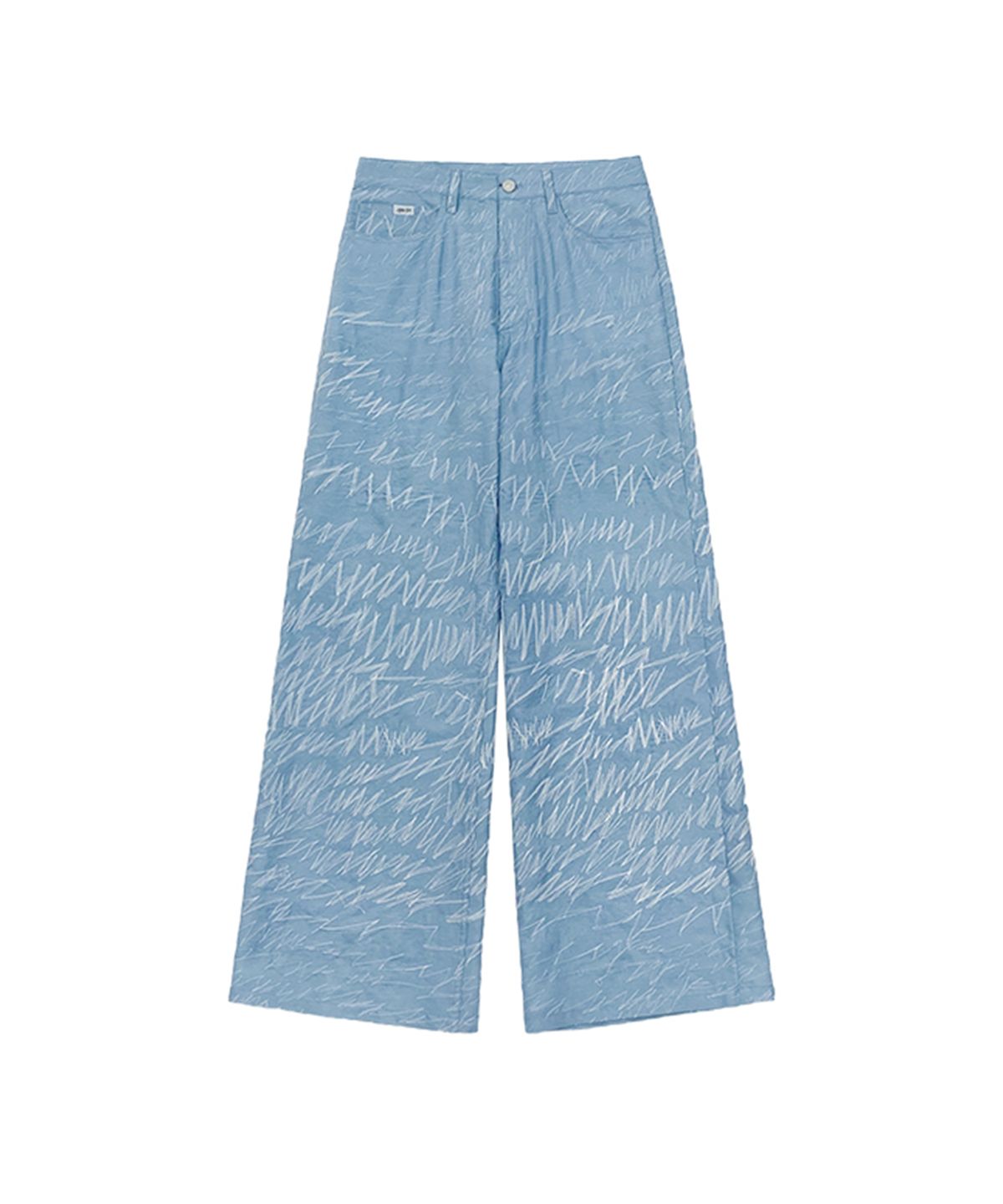 므아므(MMAM) Denim logo stitch pants