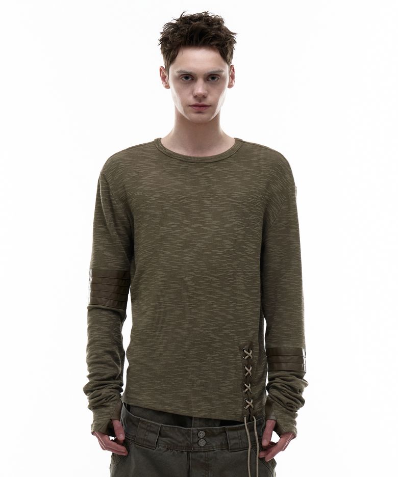 Op. 07 REIN PATCH LONG SLEEVE BROWN