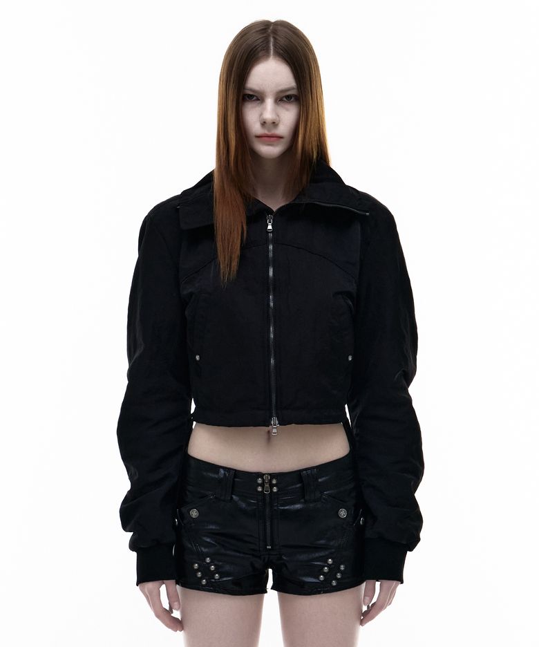 Op. 03 VELOCITY CROP MA-1 BLACK