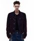 Op. 03 OMEN VELVET DENIM JACKET BURGUNDY