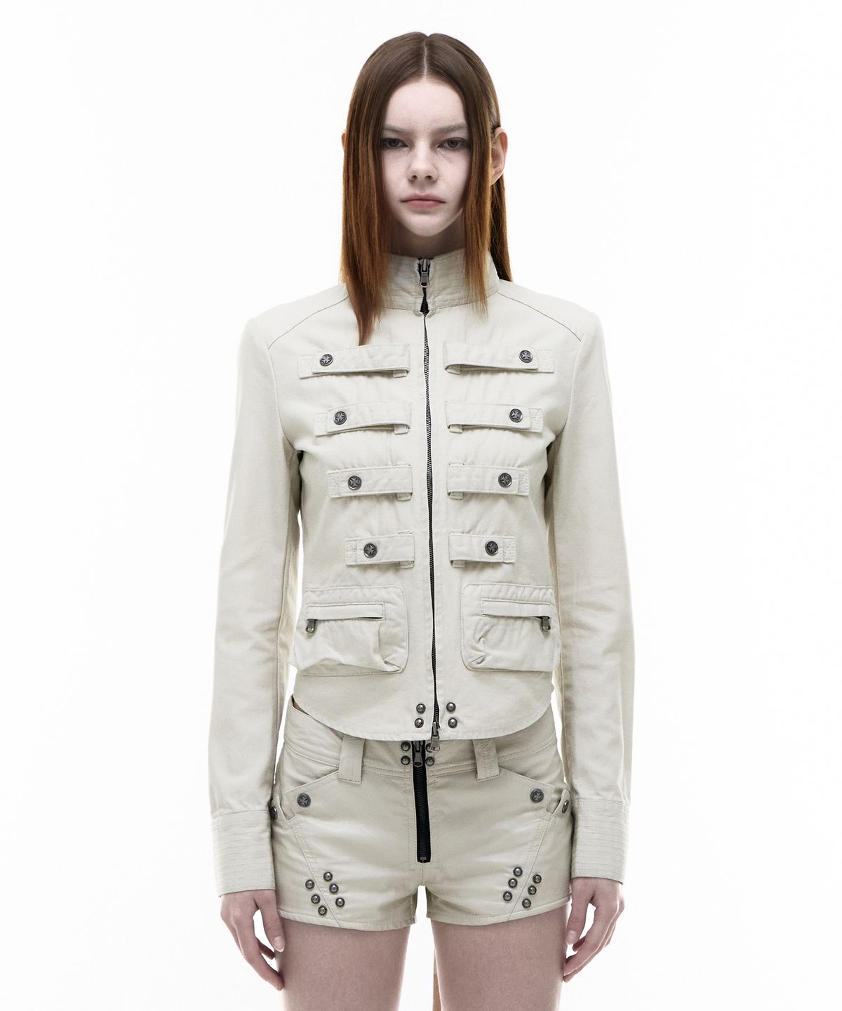 오퍼스 0012(OPUS 0012) Op. 03 BONNY COTTON JACKET IVORY