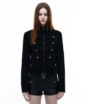 Op. 03 BONNY COTTON JACKET BLACK