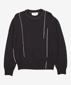 S.L REVERSED KNIT - BLACK L