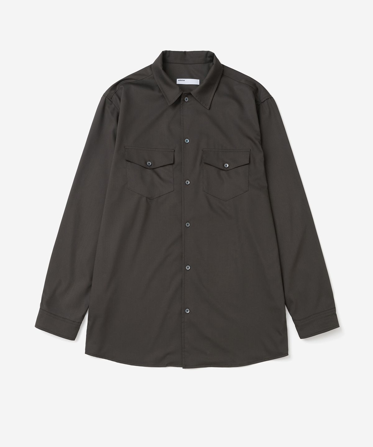 애드슬로우(ADDSLOW) Two Pocket Shirt (Brown)