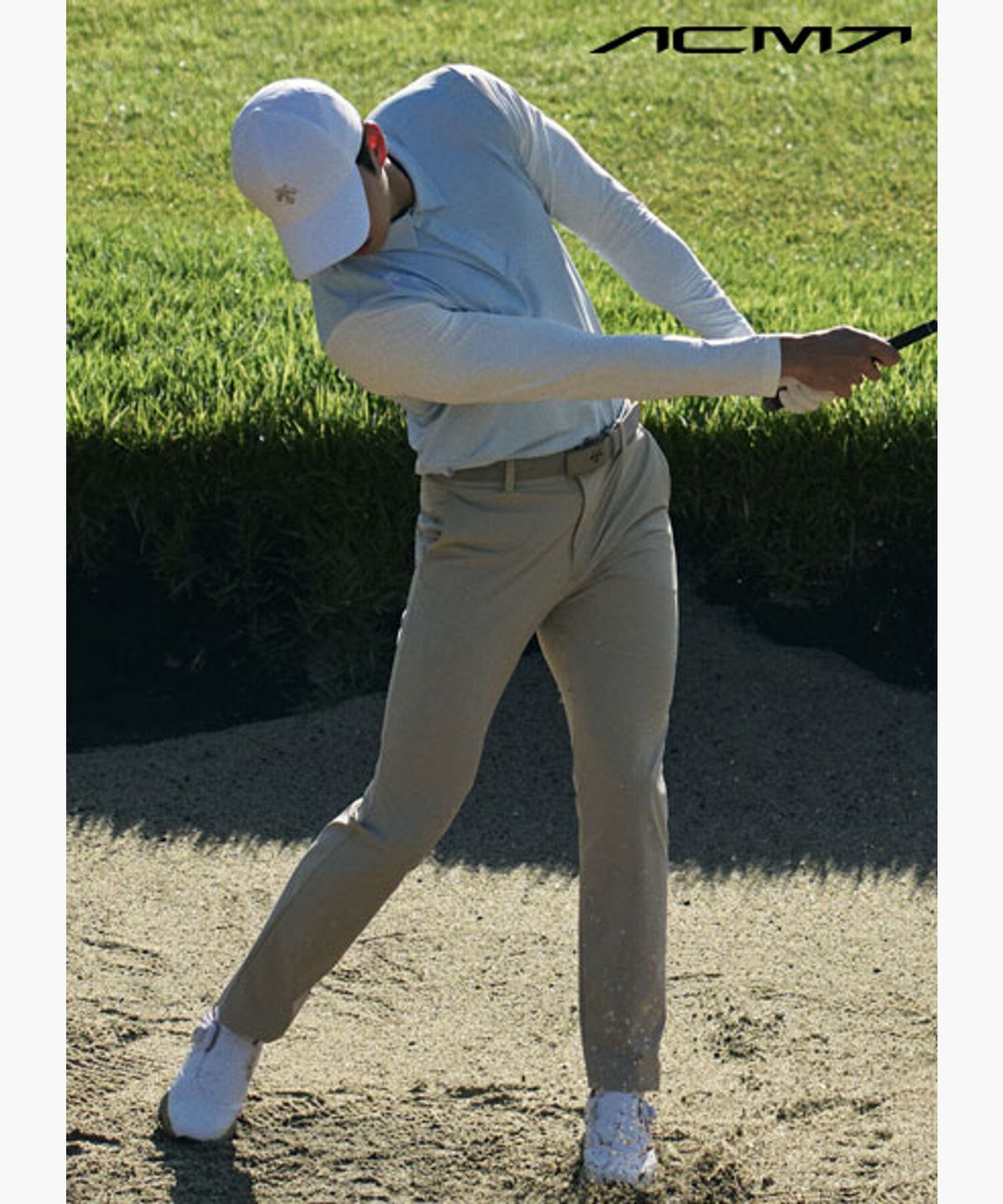 데상트 골프(DESCENTE GOLF) 아크먼트(ACMT) 남성 초발수 아크모션 슬림핏 팬츠  DR22MFPT48