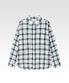 루시드 체크 씨어 셔츠 네이비