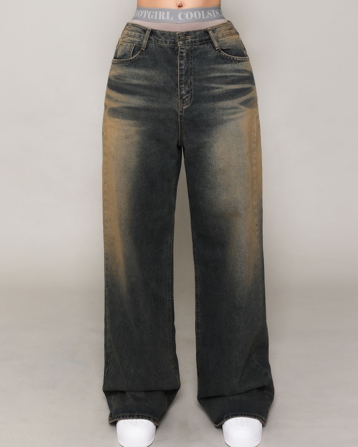 쿨시스(COOLSIS) CS GANG WIDE PANTS-010