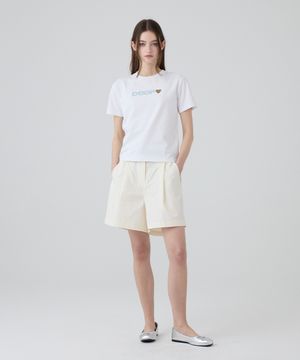 DGDP 버뮤다 코튼 숏 팬츠_아이보리