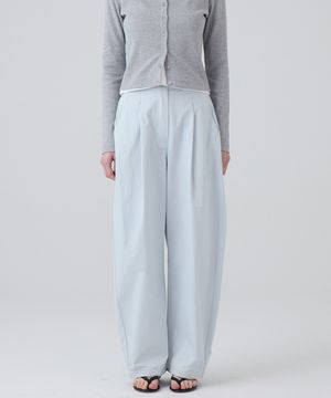 DGDP 벌룬핏 커브드 코튼 밴딩 팬츠_스카이블루