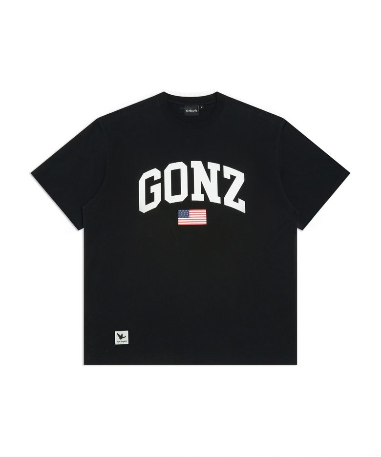 GONZ 그래픽 티셔츠 - BLACK