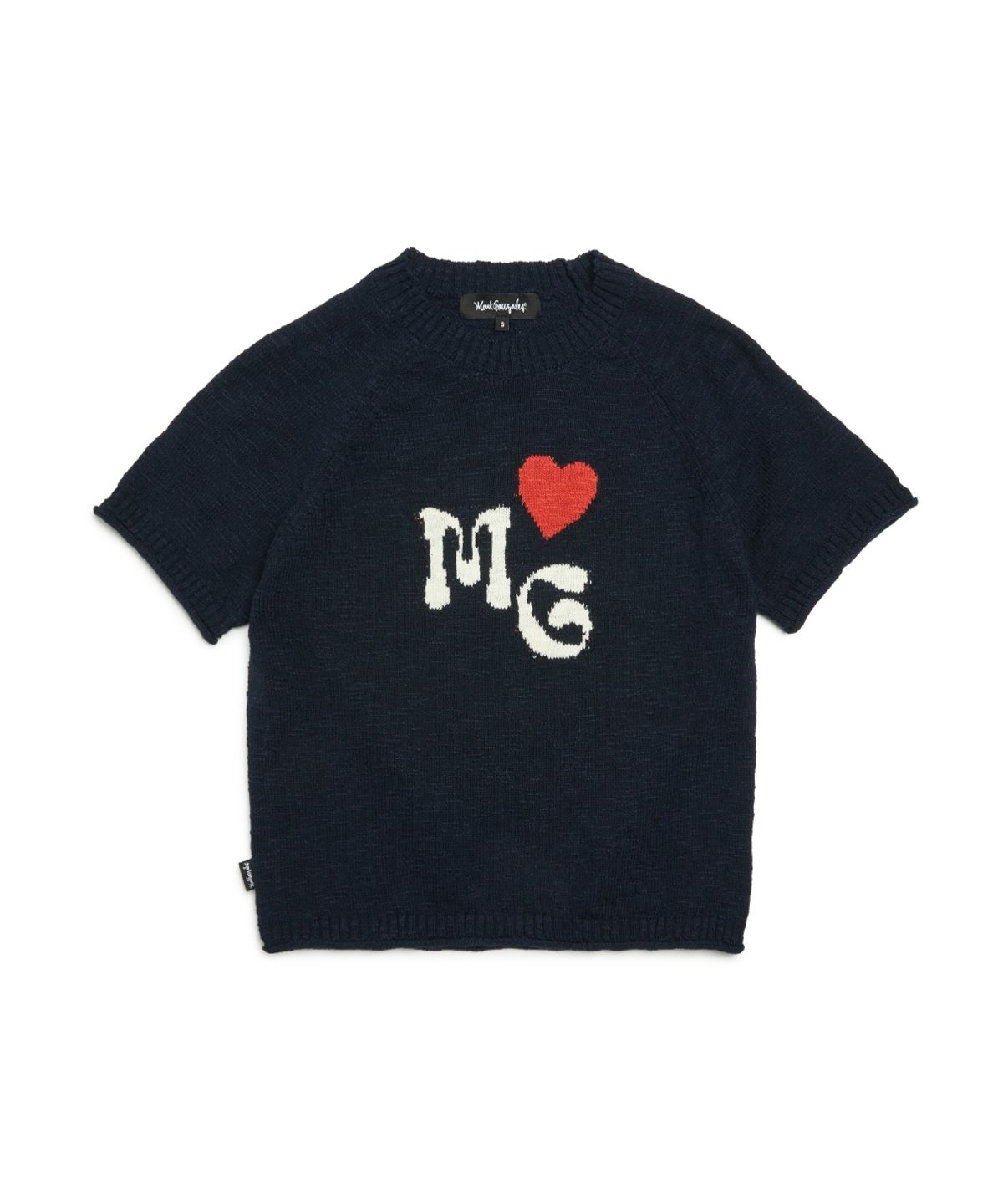 마크곤잘레스(MARK GONZALES) 우먼즈 MG 슬럽 반팔 니트 - NAVY