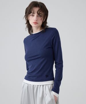 DGDP 레이어드 베이직 롱슬리브_네이비