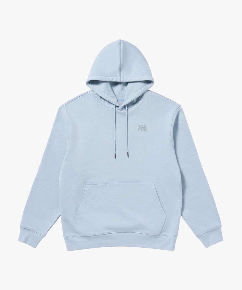 PAINT LOGO HOODIE-SKYBLUE