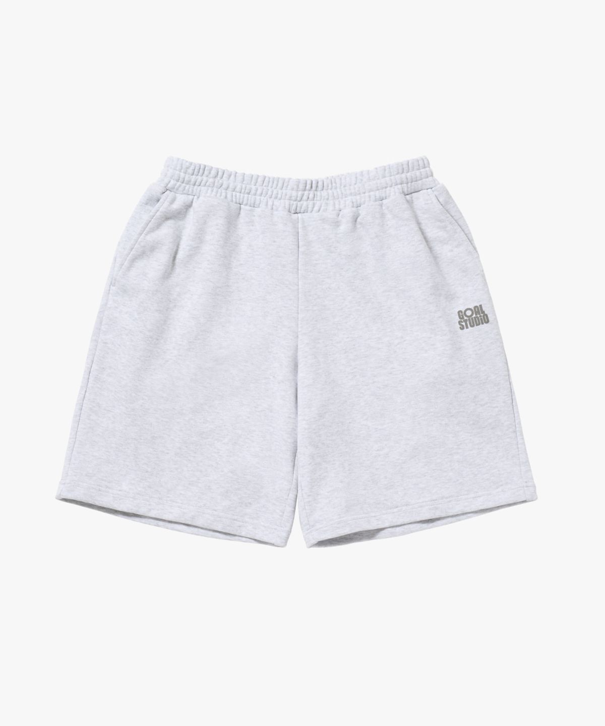 골스튜디오(GOALSTUDIO) SWEAT JERSEY SHORTS-MELANGE GREY