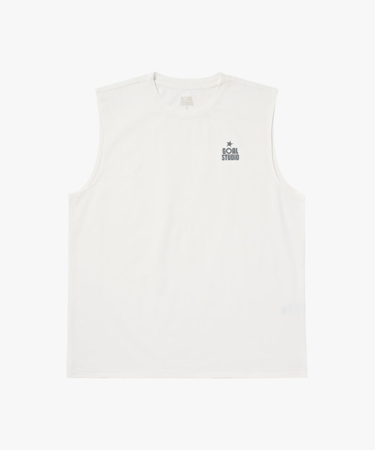 골스튜디오(GOALSTUDIO) MS ESSENTIAL AIRDRY SLEEVELESS-OFF WHITE