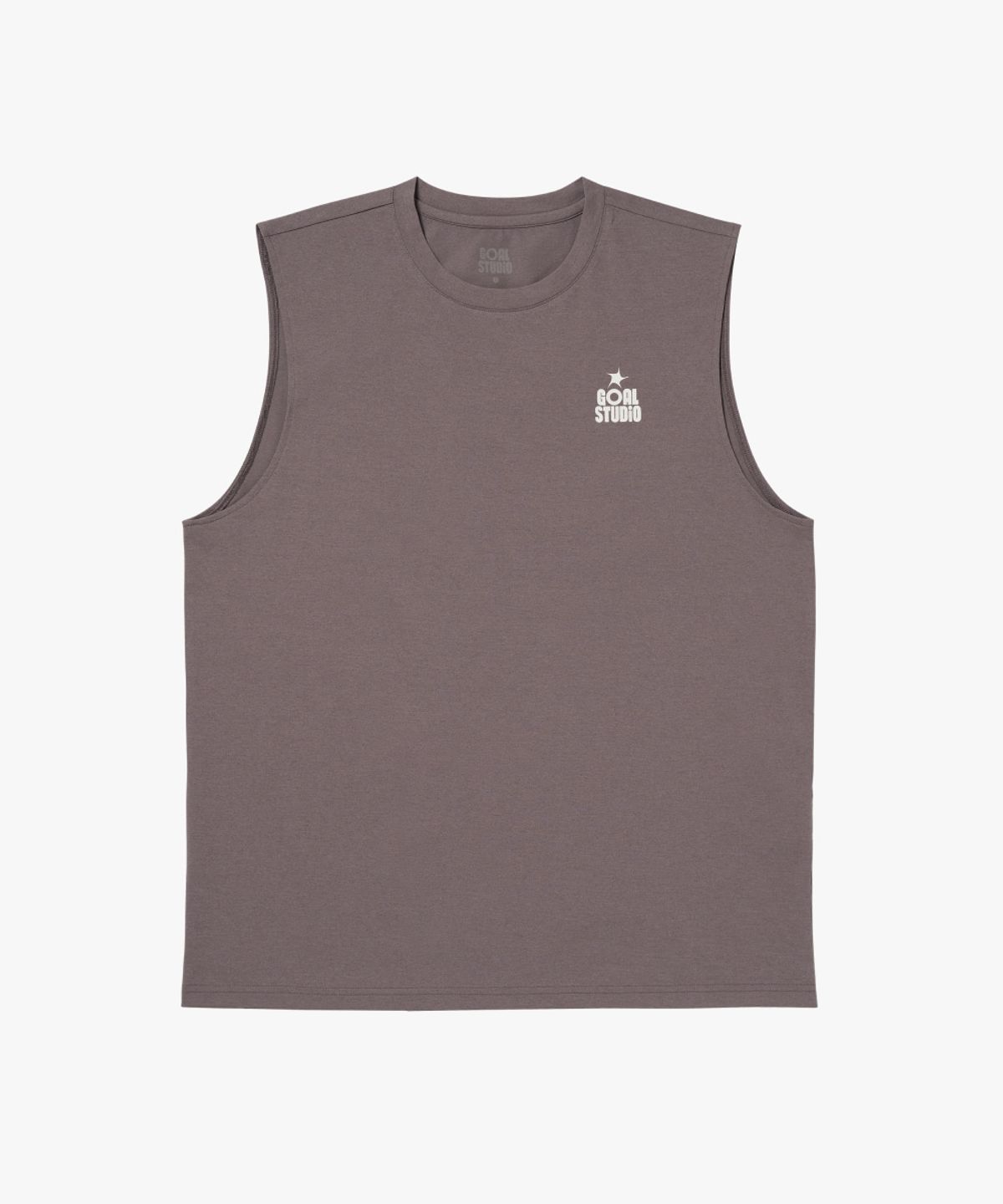 골스튜디오(GOALSTUDIO) MS ESSENTIAL AIRDRY SLEEVELESS-BROWN
