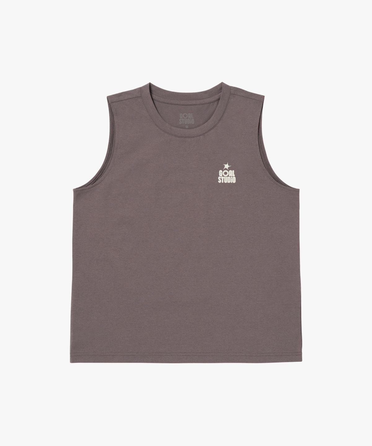 골스튜디오(GOALSTUDIO) WS ESSENTIAL AIRDRY SLEEVELESS-BROWN