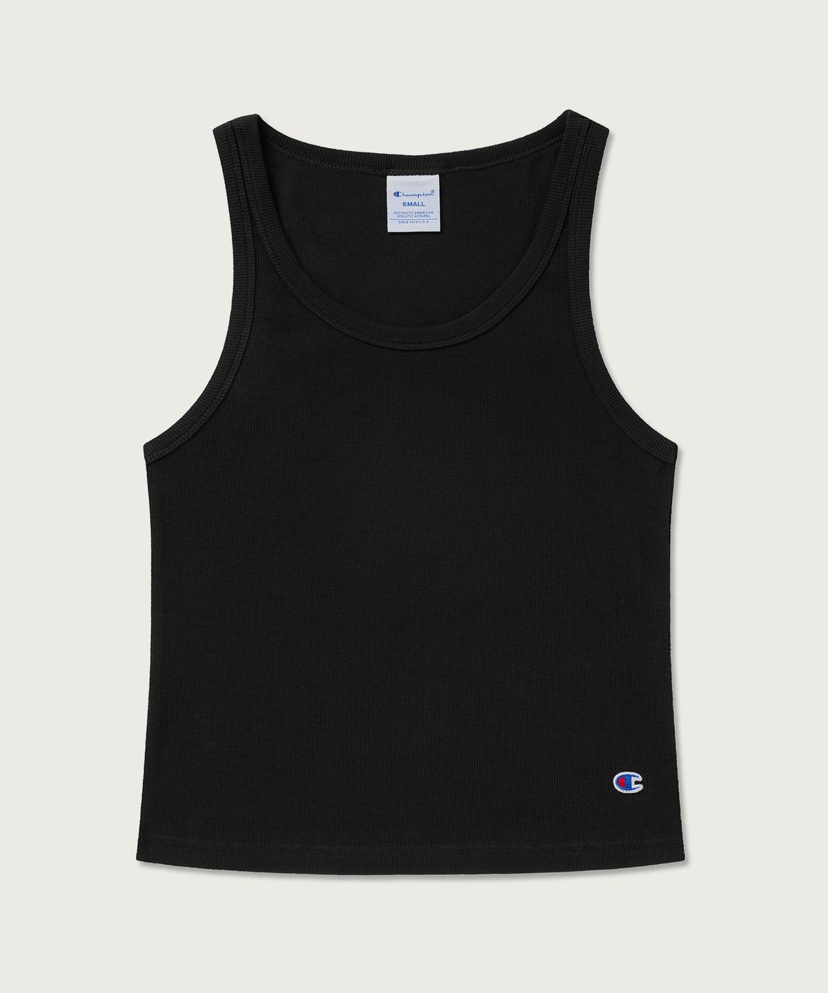 챔피온(CHAMPION) 여성 C로고 베이직 슬리브리스 Black