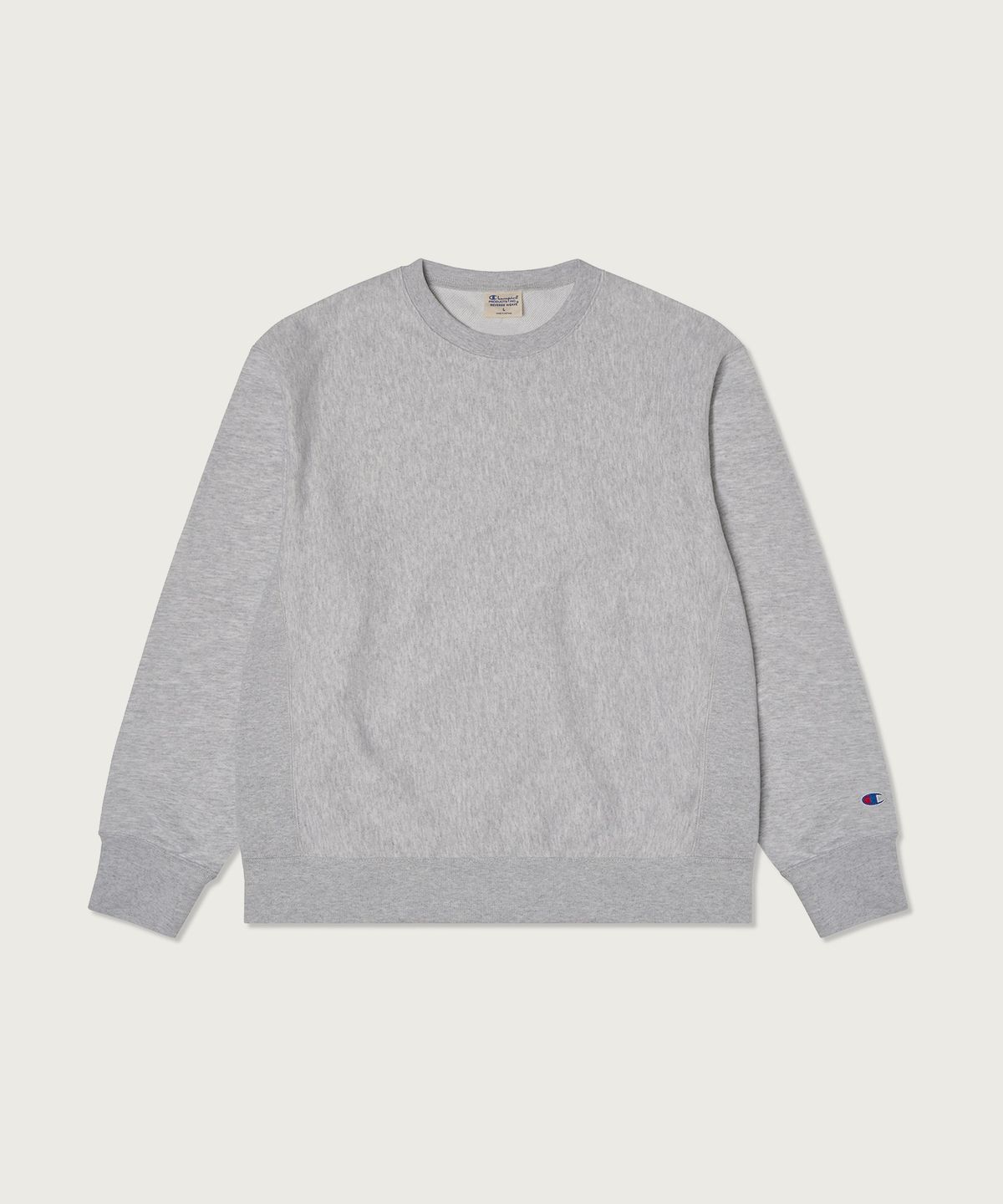 챔피온(CHAMPION) 리버스위브 루즈핏 스웨트셔츠 Light Grey