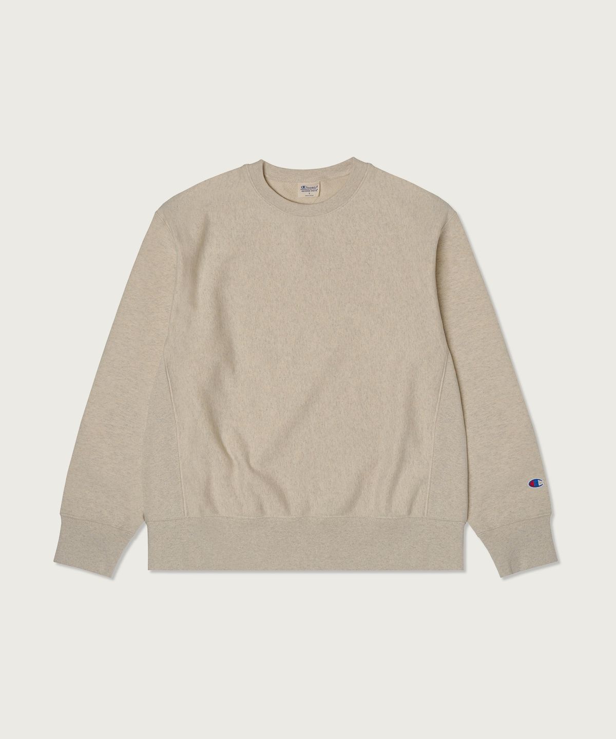 챔피온(CHAMPION) 리버스위브 루즈핏 스웨트셔츠 Oatmeal