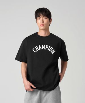 아치 로고 티셔츠 Black