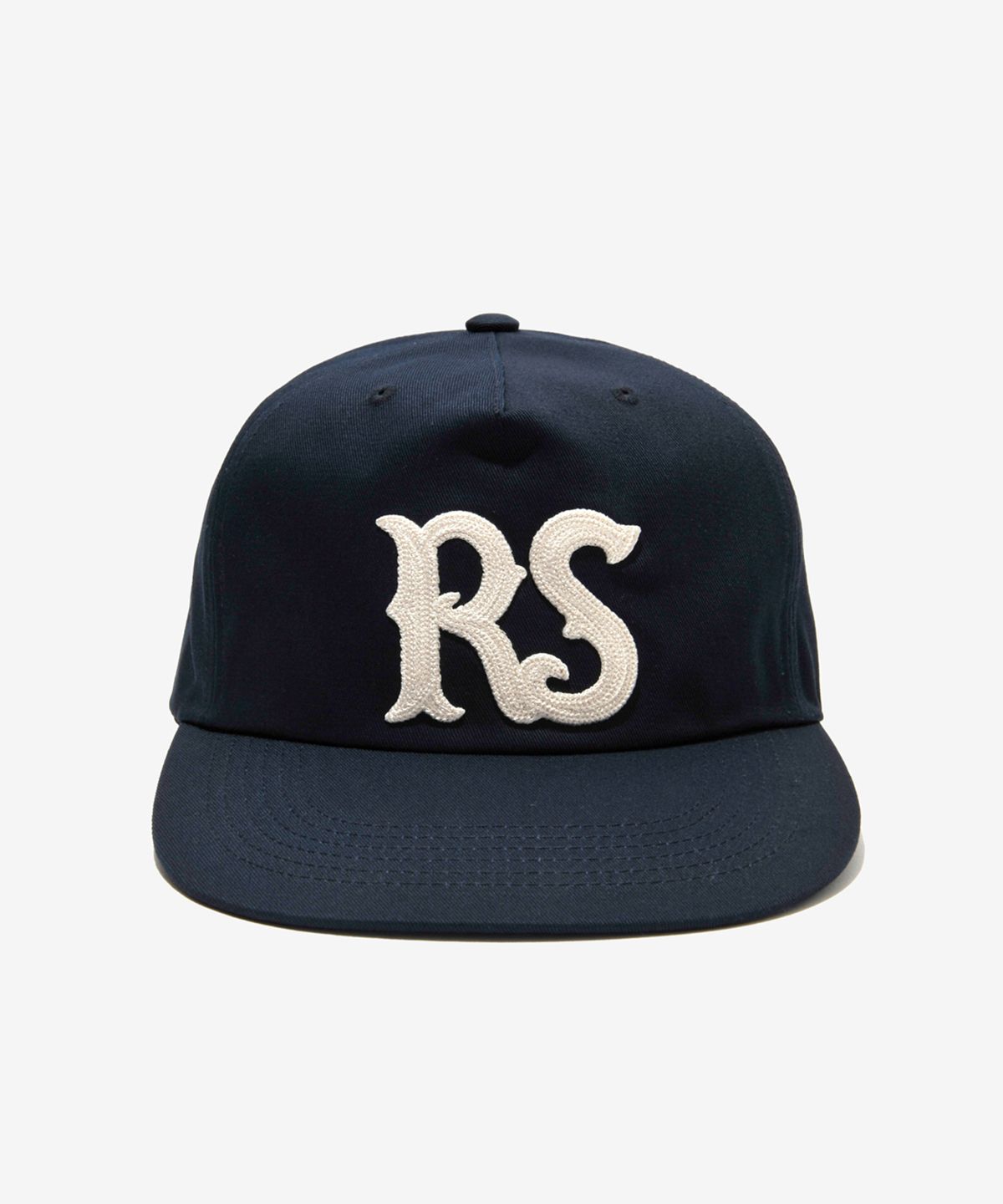 러스트앤스톤(RUSTANDSTONE) 체인 스티치 볼캡 네이비_Chain Stitch Ball Cap Navy