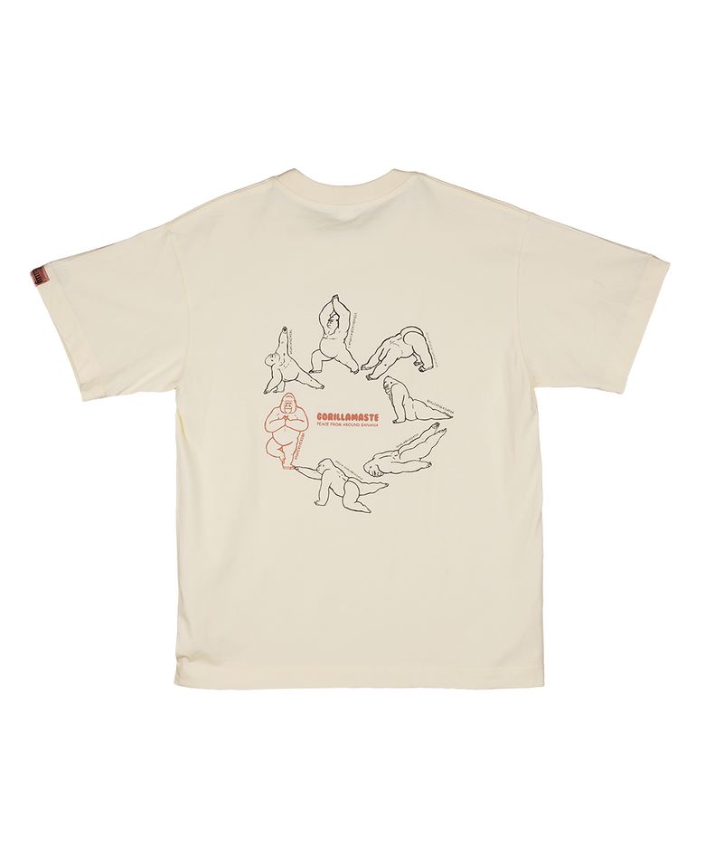 [WWWY]따따따와 고릴라마스떼 아사나 오버핏 반팔 티셔츠(2colors)