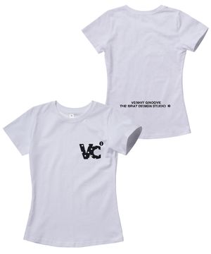 VC 시그니처 자수 슬림 반팔티 [DOT]