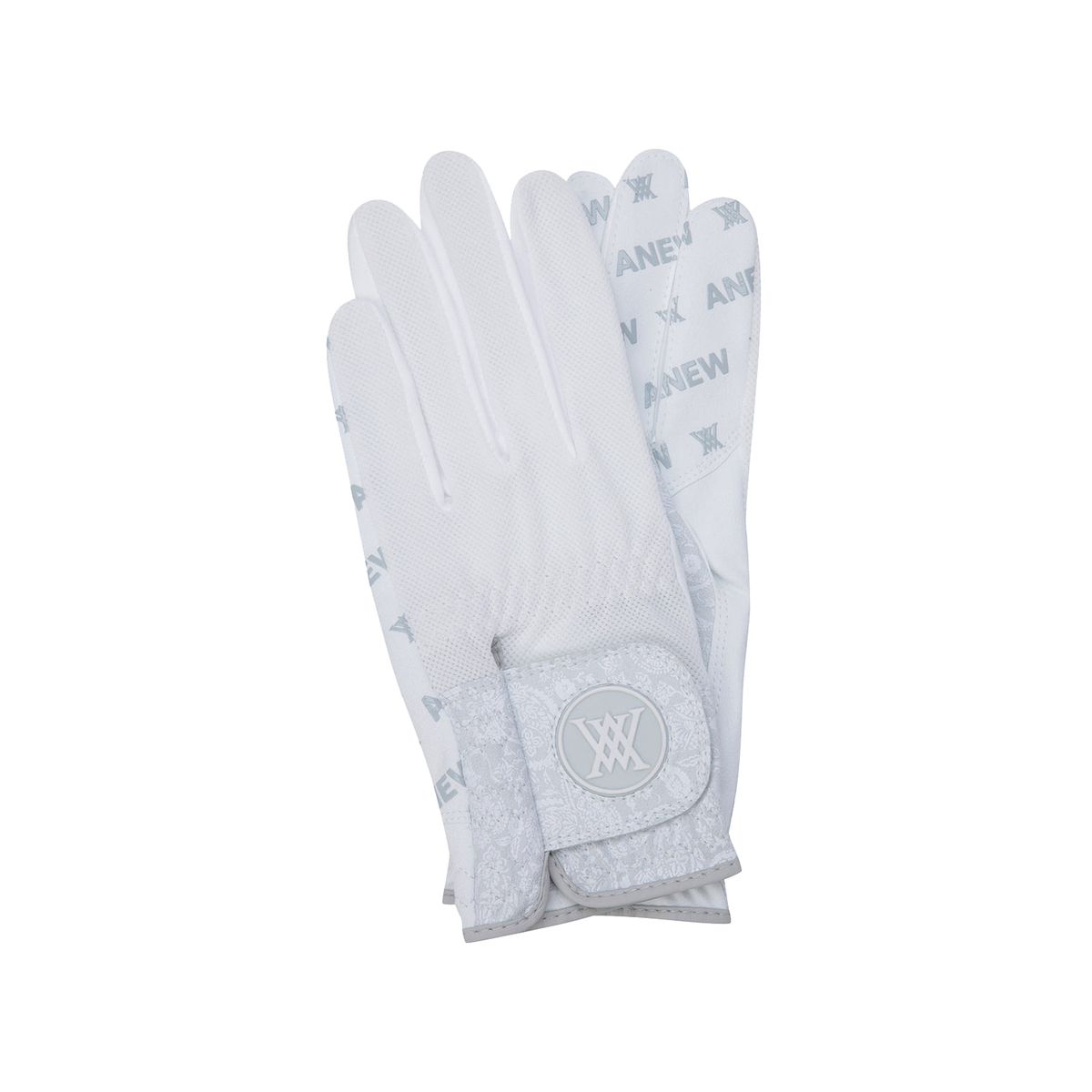 어뉴골프(ANEW GOLF) WOMEN PAISLEY MESH GLOVE(PAIR)_WH