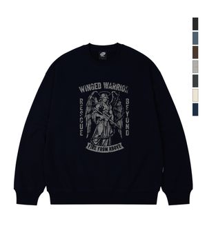 WINGED WARRIOR 오버핏 맨투맨_7 COL