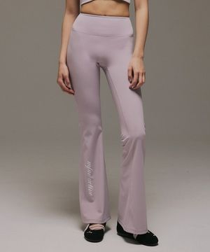 서포티브 크로스 부츠컷 레깅스 라벤더