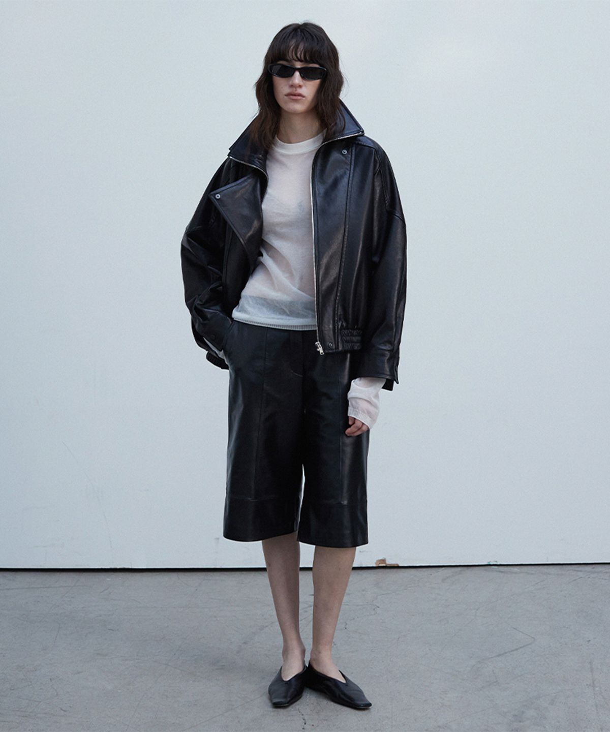 베르데마르(VERDEMAR) Double Collar Zip-up Jacket_Black