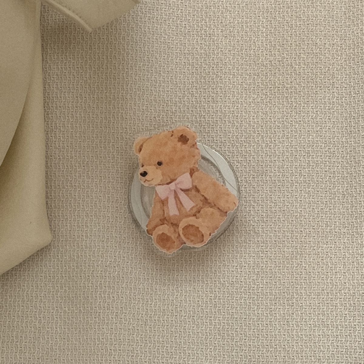메이드모먼(MADEMOMENT) teddy friends bear 디자인 [맥세이프 아크릴스마트톡]
