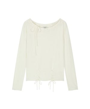 RIBONNETE KNIT IVORY