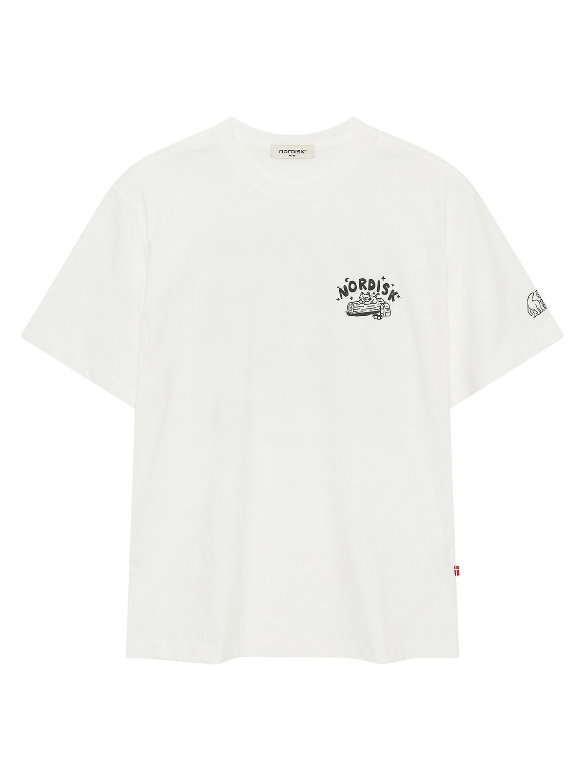 노르디스크(NORDISK) 휘게 캠핑 반팔 티셔츠 - U_Off White