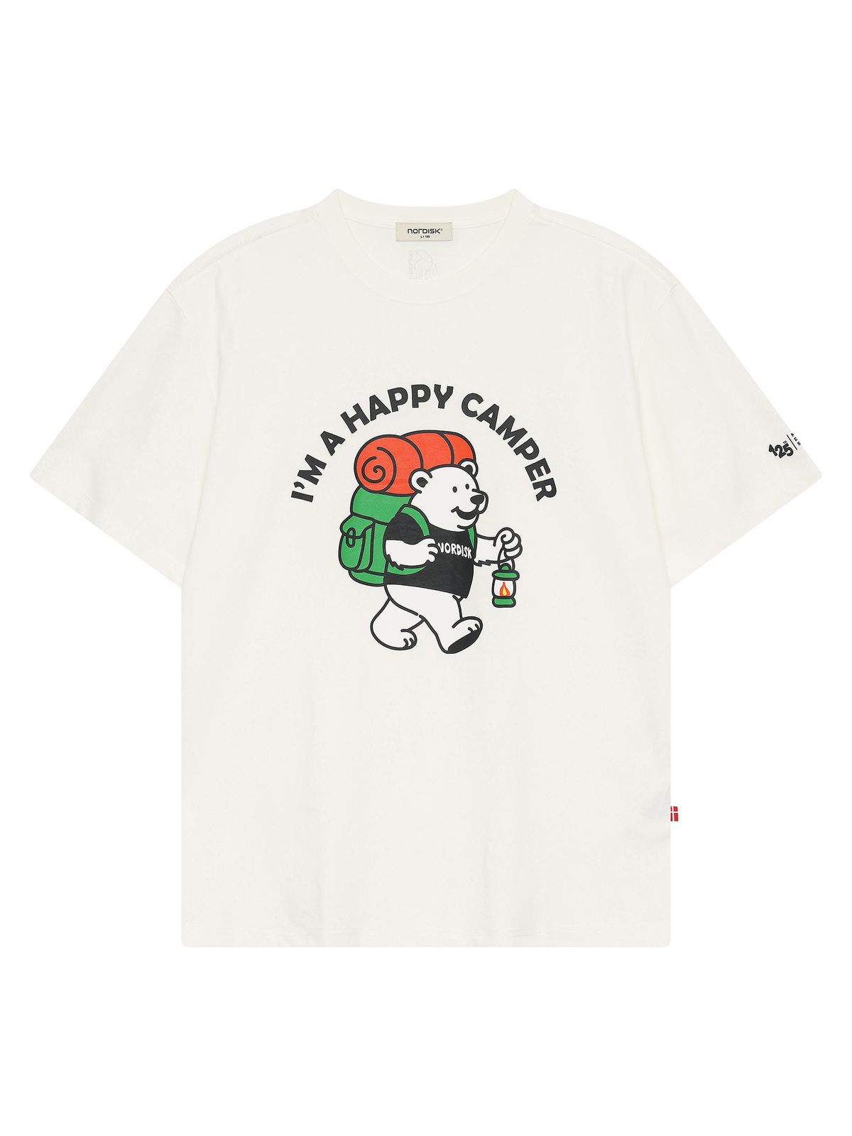노르디스크(NORDISK) 125 해피캠퍼 반팔 티셔츠 - U_Off White